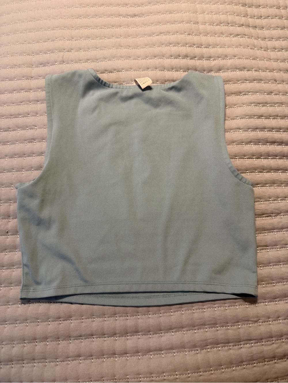 Yogalicious Sleeveless Crop Top - Light Blue - Picture 4 of 4